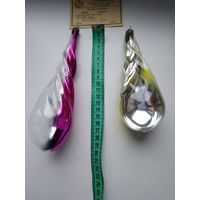 Елочные украшения набор КАПЛЯ лотом