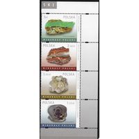 Польша 2010. Минералы. 4 марки Mi 4492-5