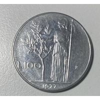 100 лир 1977 года