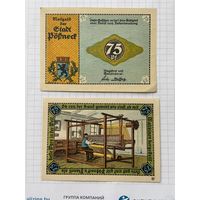 75 пфеннигов (нотгельды) г. Германия.-2912-2