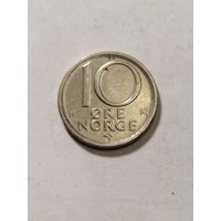 Норвегия 10 оре 1986