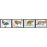 Серия марок 2013г Беларусь MNH Зоопарки Беларуси