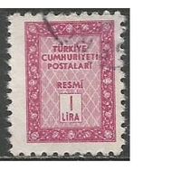 Турция. Орнамент. Доплатная марка. 1960г. Mi#74.