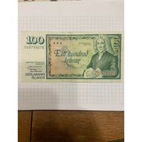 100 крон 1961 года - Исландия-1101