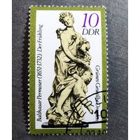 Марка ГДР 1984 год Скульптура