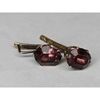 Серебряные серьги 875 проба СССР. С рубля.