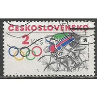 Чехословакия. Олимпиада Лос Анджелес'84. Велоспорт. 1984г. Mi#2783.