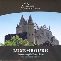 Набор монет "Люксембург: люксембургский франк и евро" (50, 20, 5, 1 франк)