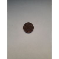 Бельгия 1 евроцент 1999