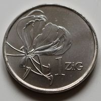 Зимбабве 1 золотой 2024 год