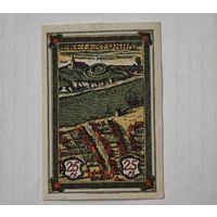 1921 год 25 пфеннигов  Германия