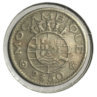 Мозамбик 2,5 эскудо, 1965 (холдер)
