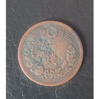 Монета Япония 1 сен 1883