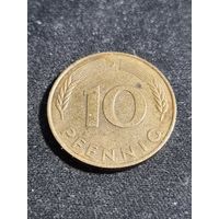 ФРГ 10 пфеннигов 1976 J