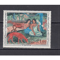 Живопись. Франция 1968. 1 марка. Michel N 1635 (0,8 е).