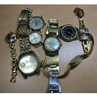 Лот желтых часов.