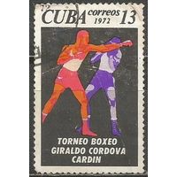 Куба. Спортивные события 1972г. Бокс. 1972г. Mi#1837.