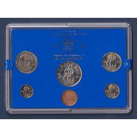 Швеция, официальный набор монет - 5 10 25 50 эре 1 5 крон 1983 г, в банковской упаковке, UNC