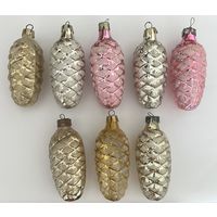 Елочная игрушка шишка СССР цена за все К.20