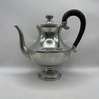 Чайник/кофейник оловянный Ар-деко (0,75 л). Франция. 3751