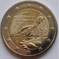 Германия 2 евро, 2024 G Мекленбург-Передняя Померания, Кёнигсштуль UNC
