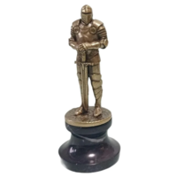 Статуэтка Средневековый рыцарь Латунь