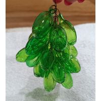 Елочные игрушки, стекло,виноград, гроздь винограда..