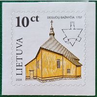 Литва 2008. Деревянная церковь Святого Винсент Феррера в деревне Дегучяй