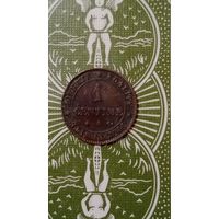 Франция 1 сантим 1877