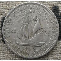 25 центов 1965 Восточные карибы