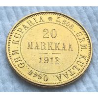 20 марок 1912 S Фото при дневном свете с увеличением Видео под лампой