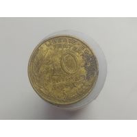 10 сантимов Франция 1969 год  лот 40