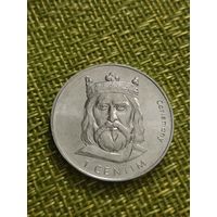 Андорра 1 сантим 2002 г