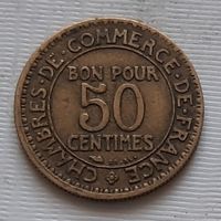 50 сантимов 1923 г. Франция