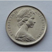 Австралия 5 центов. 1981 г.