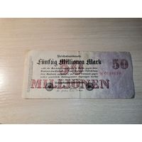 50 миллионов марок 1923 года, Германия.
