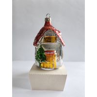 Елочная игрушка ГДР Домик