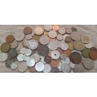 С РУБЛЯ! 80 монет. В большей массе Европа. Микс, без СССР, УК, РФ.