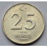 Турция, 25 куруш 2005 г.