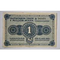 1923 год 1 000 000 марок Германия