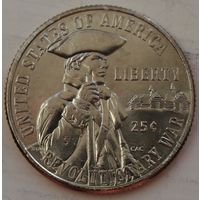 США 25 центов (квотер) 2026 год "250 лет независимости США. Война за независимость"