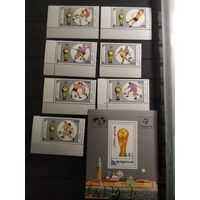 Монголия 1990 г. Спорт.