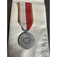 Редкая медаль нагрудный знак Польша. Много Лотов с рубля