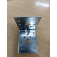 Уголок крепежный усиленный 70*70*55 мм белый цинк