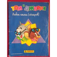 Альбом журнал для наклеек Том и Джерри Panini 1995 г. Tom and jerry.