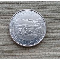 Werty71 Канада 25 центов 1992 года 1 квотер 125 лет конфедерации Остров Принца Эдуарда