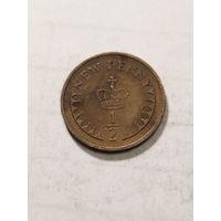 Великобритания 1/2 пенни 1973