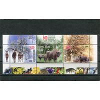 Беларусь 2009. 600 лет заповеднику Беловежская пуща. Блок