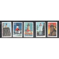 США-1995 (Мих.2576-2580) , гаш. , Маяки(полная серия)(1)