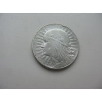 Польша 5 злотых 1932 ( со знаком под лапкой ) ОЧЕНЬ . ОЧЕНЬ РЕДКАЯ !!!